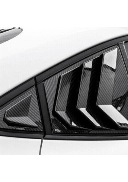 Toyota Corolla Için 2020-2023 Araba Arka Yan Havalandırma Çeyrek Pencere Kanyan Pancu Kapağı Karbon Fiber Renk (Yurt Dışından) indirimleri