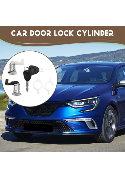Araba Lh &amp; Rh Kapı Kilit Silindir Kiti 2 Key 7701468981 7701468982 Renault Megane Için 1996-2003 Scenic Clio Master (Yurt Dışından) fırsatları