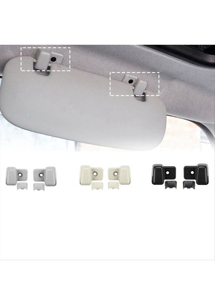 Bmw Mını R55 R56 R60 Toplu 51169812837 Bej Front Için Otomatik Yan Güneş Vizörü Sabitleme Tokası (Yurt Dışından)