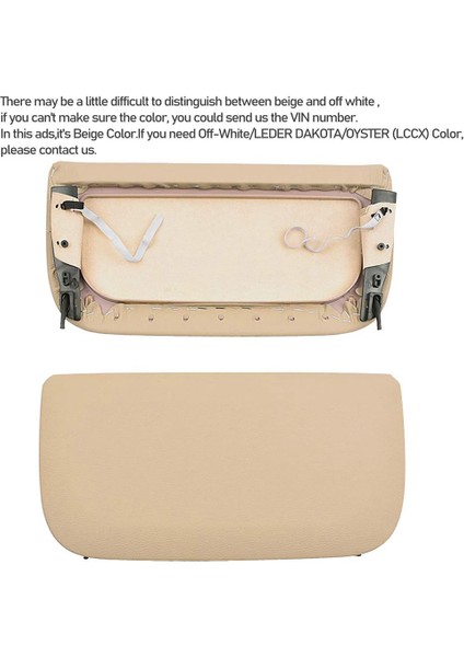 Koltuk Backrest Cep Kapağı Pu Deri Deri Koltuk Arka Depolama Cep Paneli Bmw 5/7 Serisi F10 F11 F07 F01 F02 Bej (Yurt Dışından) modelleri