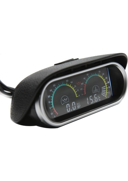 2 Arada 1 LCD Evrensel Araç Yatay Su Temp Göstergesi + Yağ Basınç Göstergesi 1/8npt Su Sıcaklığı Adaptörü 10 mm Sensör Için (Yurt Dışından) indirimleri