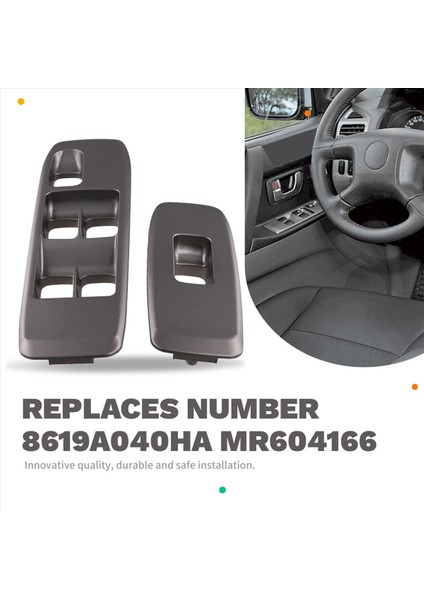 Mitsubishi Için 1 Çift Elektrikli Cam Anahtarı Paneli 8619A040HA MR604166 (Yurt Dışından) indirimleri