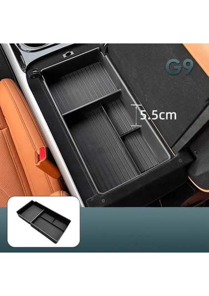 Xpeng G9 Lhd Merkez Konsolu Tepsi Depolama Kutusu Gözlük Kutusu Telefon Tutucu Aksesuarları (Yurt Dışından) fırsatları