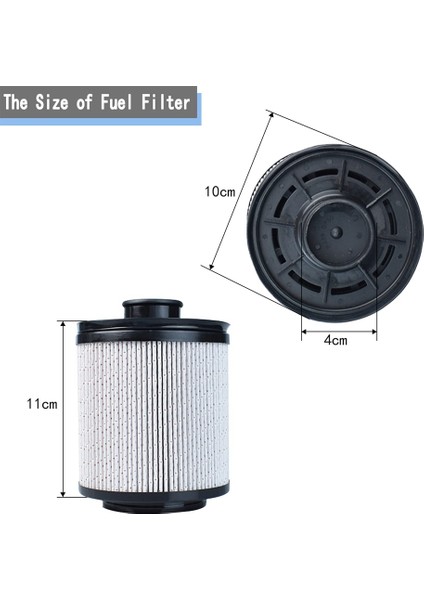 Ford F250 F350 F450 F550 2011-16 Yakıt Filtresi BC3Z-9N184-B 6.7l Dizel FD4615 (Yurt Dışından) modelleri