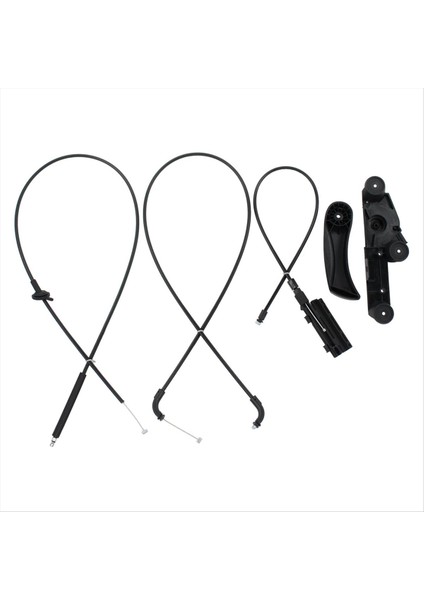 Bmw E65 E66 Için 4 Adet/takım Araba Ön Orta Arka Kaput Açma Kablosu Kiti (Yurt Dışından)