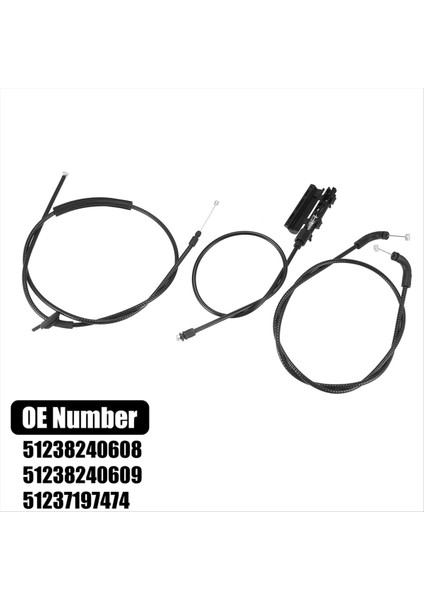 Bmw E65 E66 Için 4 Adet/takım Araba Ön Orta Arka Kaput Açma Kablosu Kiti (Yurt Dışından) fiyatları