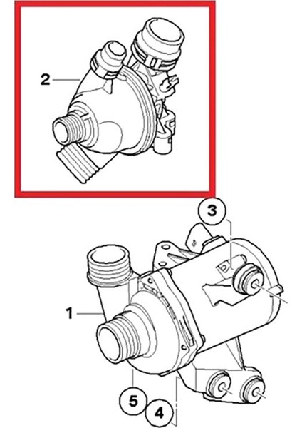 Bmw Için Otomatik Motor Soğutucu Termostat 1 3 5 Seri 2.0i E87 E90 E60 116I 318I 520I 2003-2013 11538671515 11537555403 (Yurt Dışından) fırsatları