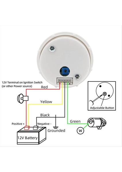 Rpm Takometre Arka Aydınlatmalı Takometre Elektrikli Takometre Göstergesi (Yurt Dışından) indirimleri