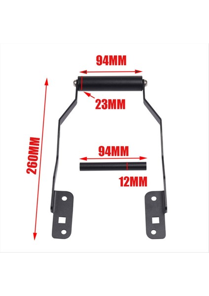 Motosiklet Navigasyon Çubuğu Desteği Genişleme Çarşamba Çubuğu Cep Telefonu Stand Bmw F900R F900XR 2020-2024 F900 (Yurt Dışından) modelleri