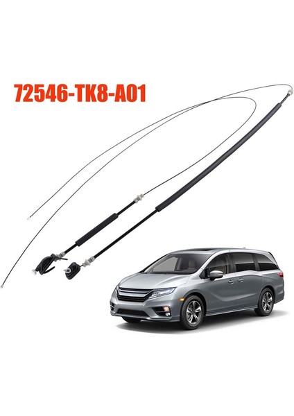 72546-TK8-A01 Honda Odyssey Için Araç Güç Güç Kaydırı Kablo Kabloları 2011-2020 (Motorlu) Elektrikli Sürgülü Kapı Çekme Kabloları A A (Yurt Dışından) modelleri