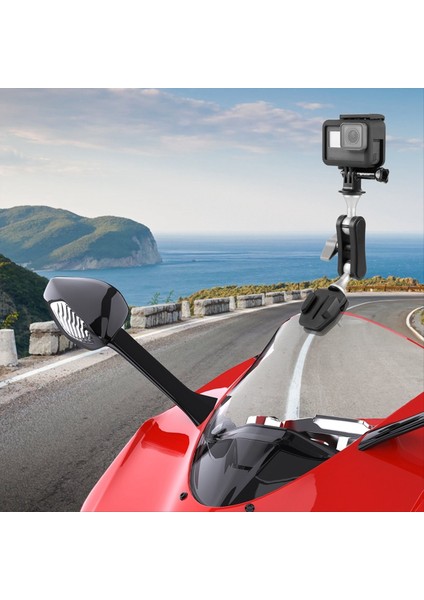 GOPRO/DJI/INSTA360 Spor Kamerası Için Puluz Motosiklet Ön Cam Braket Klip (Yurt Dışından) fiyatları