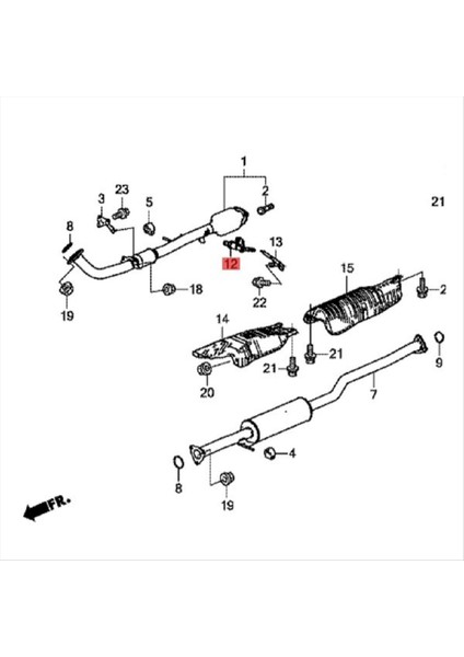 Honda Accord 2.4l 2013-2017 36531-5A2-A01 36532-5A2-A01 Ön Arka Sensör (Yurt Dışından) indirimleri