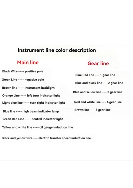 Motosiklet Speedometre Cafe Racer Takometre Yakıt Göstergesi Suzuki GN125 GN150 Gn 125 150 125CC 150CC 12V (Yurt Dışından) modelleri