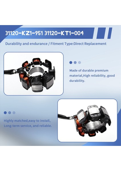 Honda XR250R Için 31120-KZ1-951 Jeneratör Stator Bobini (Yurt Dışından) indirimleri