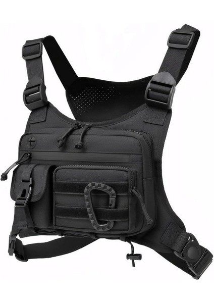 Erkek Taktik Göğüs Çantası, Açık Hava Taktik Yeleği, Açık Hava Sporları Bisiklet Yeleği, Çok Amaçlı Sırt Çantası (Yurt Dışından)