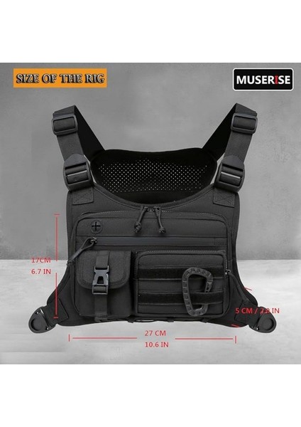 Erkek Taktik Göğüs Çantası, Açık Hava Taktik Yeleği, Açık Hava Sporları Bisiklet Yeleği, Çok Amaçlı Sırt Çantası (Yurt Dışından) fiyatları