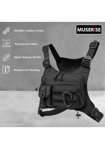 Erkek Taktik Göğüs Çantası, Açık Hava Taktik Yeleği, Açık Hava Sporları Bisiklet Yeleği, Çok Amaçlı Sırt Çantası (Yurt Dışından) fırsatları