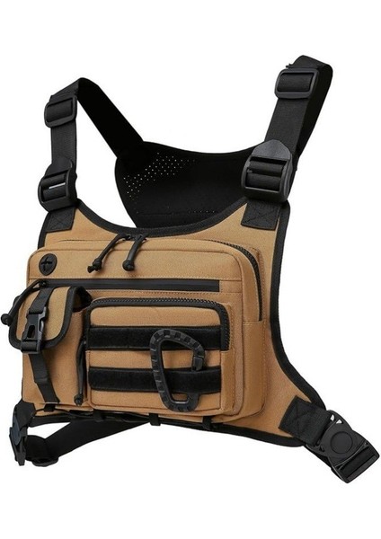 Erkek Taktik Göğüs Çantası, Açık Hava Taktik Yeleği, Açık Hava Sporları Bisiklet Yeleği, Çok Amaçlı Sırt Çantası (Yurt Dışından)