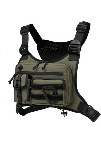 Erkek Taktik Göğüs Çantası, Açık Hava Taktik Yeleği, Açık Hava Sporları Bisiklet Yeleği, Çok Amaçlı Sırt Çantası (Yurt Dışından)