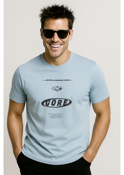 Jcosystematıc J&j Logolu Erkek Açık Mavi Tişört 12286113 modelleri