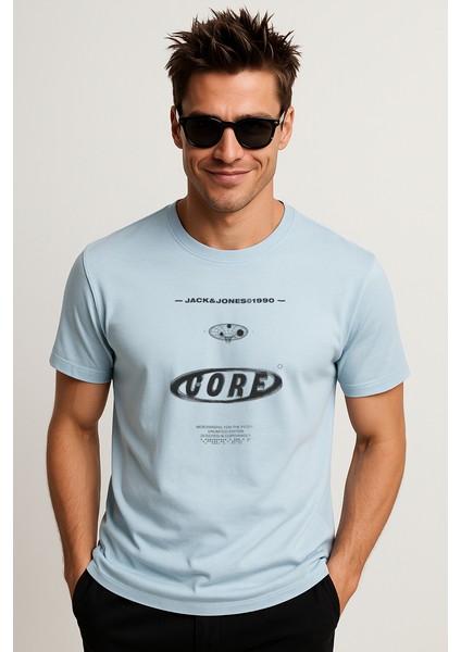 Jcosystematıc J&j Logolu Erkek Açık Mavi Tişört 12286113