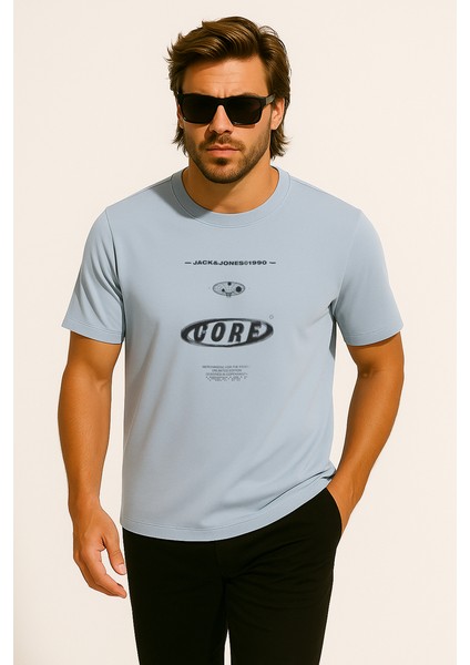 Jcosystematıc J&j Logolu Erkek Açık Mavi Tişört 12286113