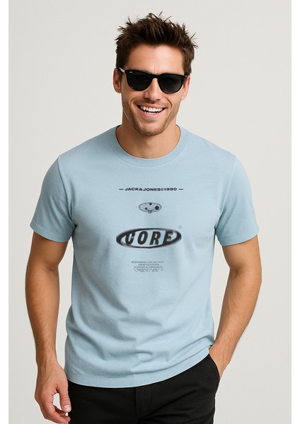 Jcosystematıc J&j Logolu Erkek Açık Mavi Tişört 12286113