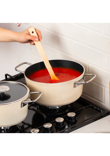 Rozella 7 Parça Titanyum Tencere Seti - Gri modelleri