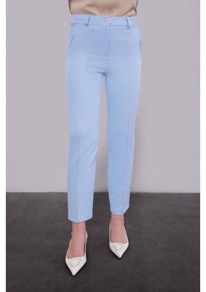 Mavi Ütü Izi Detaylı Pantolon fiyatları