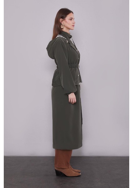 Haki Çıkarılabilir Detaylı Trençkot modelleri