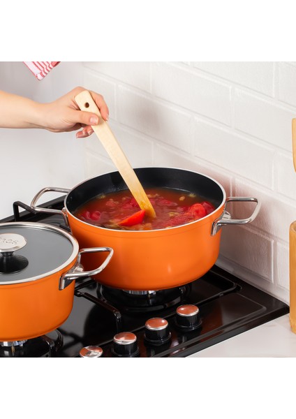 Rozella 7 Parça Titanyum Tencere Seti - Gri modelleri