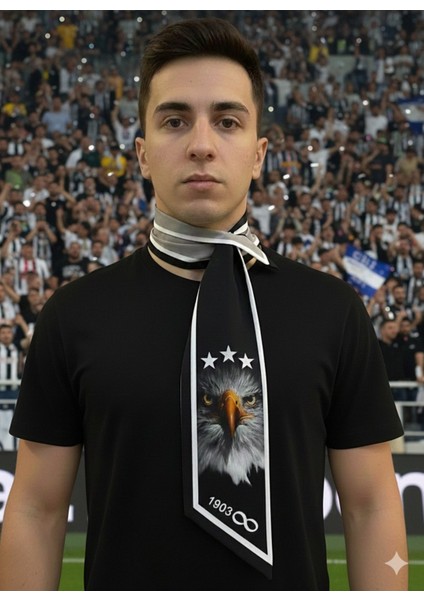 Taraftar Kartal 1903 Estascarf Kravat / Fular 85 x 23CM