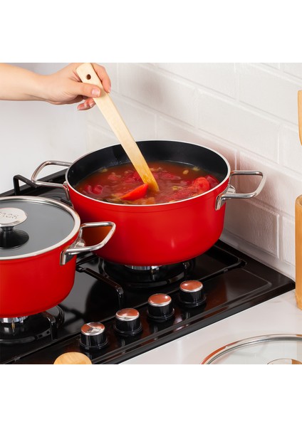 Rozella 7 Parça Titanyum Tencere Seti - Gri indirimleri