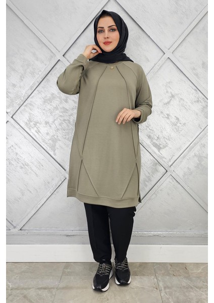 Kadın Nervür Dikim Tesettür Tunik modelleri