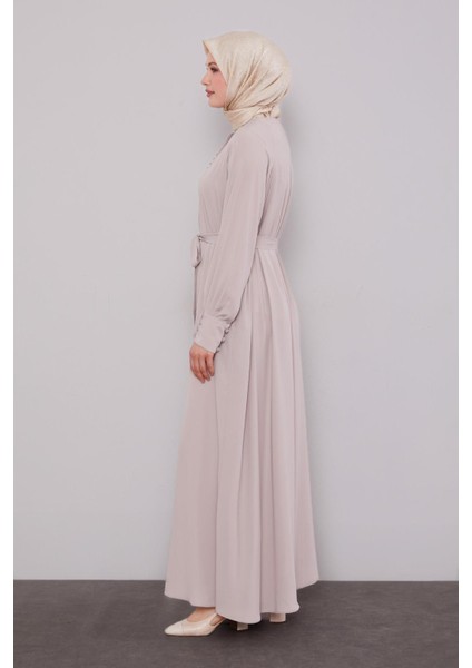 K.bej Düğme Kapamalı Ferace fiyatları