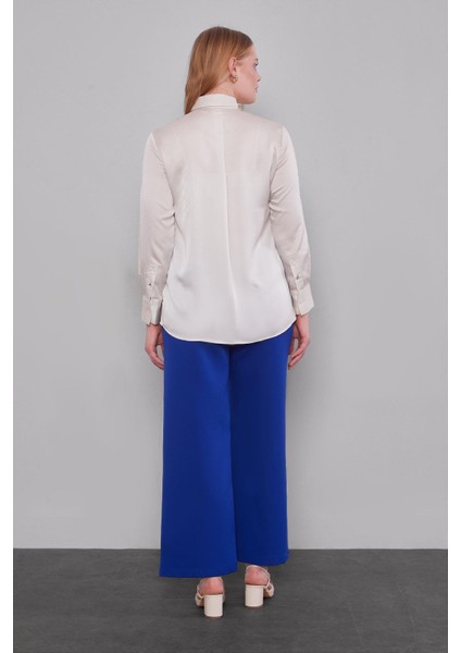 Saks Beli Lastikli Pantolon fırsatları