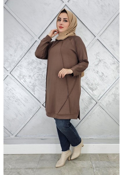 Kadın Nervür Dikim Tesettür Tunik fiyatları