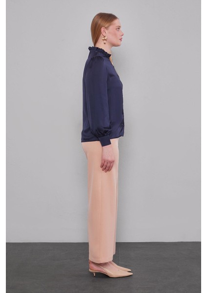 Somon Beli Lastikli Pantolon modelleri