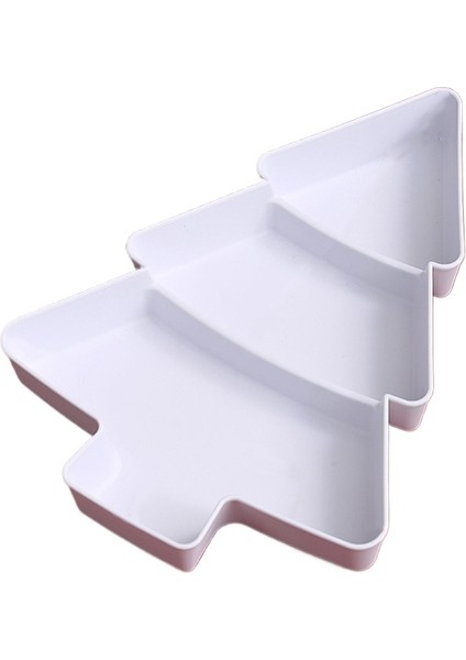 Noel Ağacı Atıştırmalık Tabağı Bölmeli Meyve Tabağı Saklama Kutusu (Yurt Dışından)