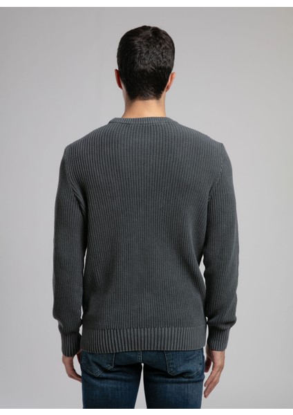 Yuvarlak Yaka Regular Fit Antrasit Erkek Kazak 261 Lcm 241027 Wılson Antrasit modelleri