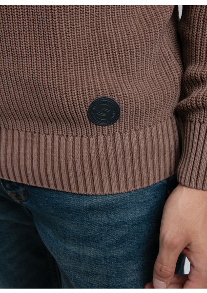 Yuvarlak Yaka Regular Fit Kahve Erkek Kazak 261 Lcm 241027 Wılson Kahve fırsatları