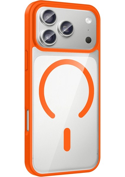 iPhone Uyumlu 17 Pro Max Kılıf M-Safe Wireless Şarj Özellikli Silikon Zore Ege Kapak indirimleri