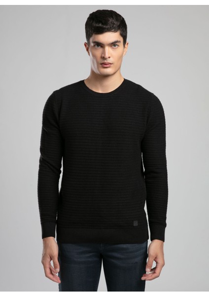 Yuvarlak Yaka Regular Fit Siyah Erkek Kazak 261 Lcm 241018 Duane Siyah fiyatları