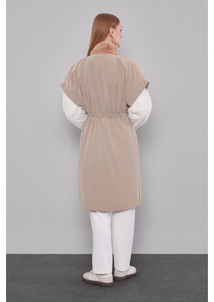 Camel Kürk Yakalı Yelek fırsatları