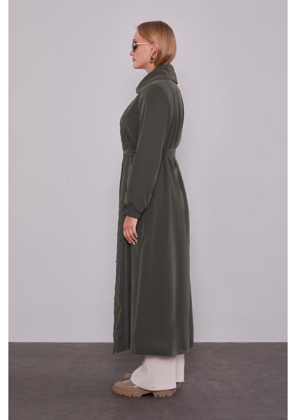 Haki Açılırfermuar Detaylı Trençkot fiyatları