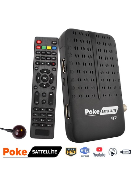 Full Hd Uydu Alıcı Youtube Free Iptv Wifi Youtube Pokesat Q7