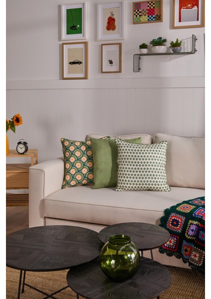 Retroloop 3'lü Kırlent Kılıf Seti modelleri