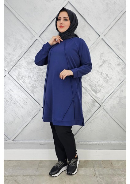 Kadın Nervür Dikim Tesettür Tunik
