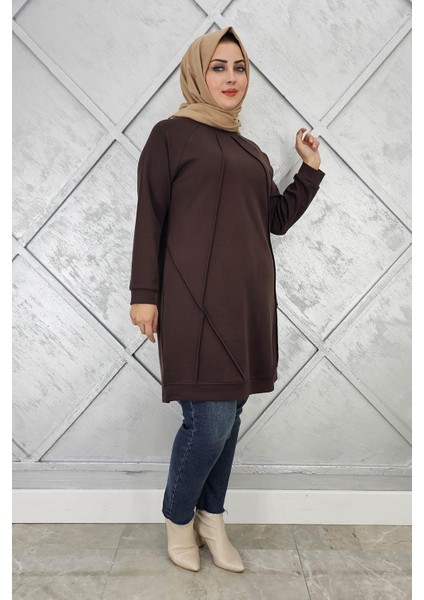 Kadın Nervür Dikim Tesettür Tunik