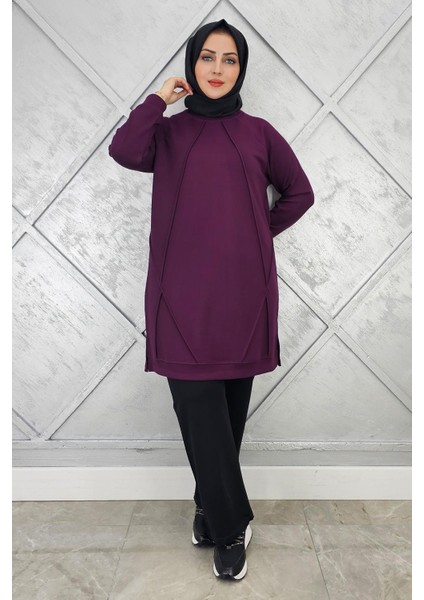 Kadın Nervür Dikim Tesettür Tunik modelleri